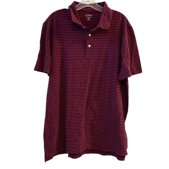 J.Crew Men's XL Striped Polo Shirt Multicolor Short Sleeve Casual - Picture 1 of 8